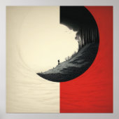 Poster Scènes de nature juxtaposées (Devant)