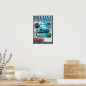 Poster Scènes d'état du Montana (Cuisine)