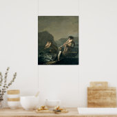 Poster Scènes du "voyage souterrain de Niels Klim" (Cuisine)