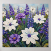 Poster Scènes florales (Devant)