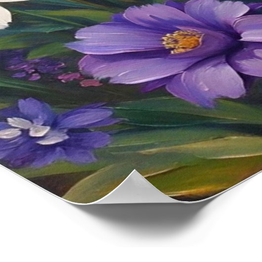 Poster Scènes florales (Coin)