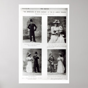 Poster Scenes from The Importance of Being Earnest, by Os