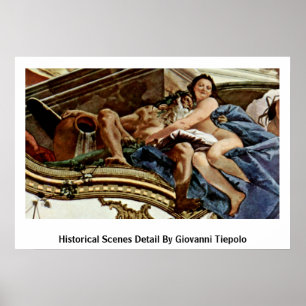 Poster Scènes Historiques Détail Par Giovanni Tiepolo