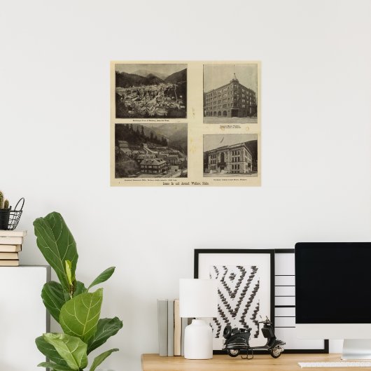 Poster Scènes, Wallace, Idaho (Bureau à domicile)