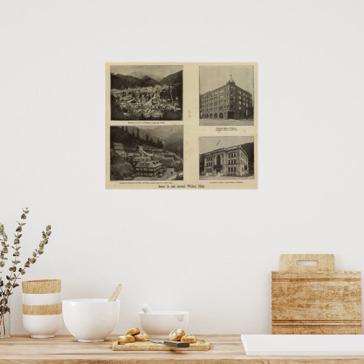 Poster Scènes, Wallace, Idaho (Cuisine)