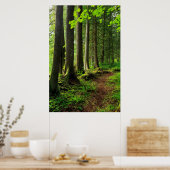 Poster Scenic Green Forest (Cuisine)