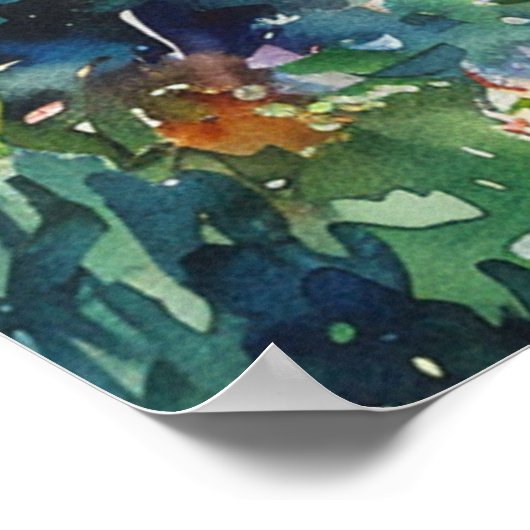 Poster Scenic Landscape with Train (Coin)