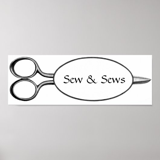 Poster schaar (Voorkant)