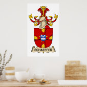 Poster Schaeffer Family Crest (Cuisine)