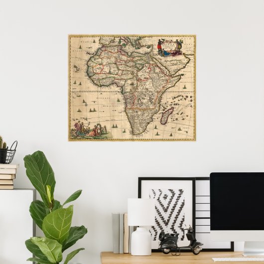 Poster Schagen Afrique (Bureau à domicile)