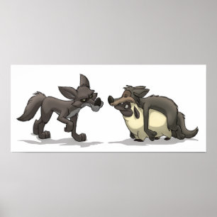 poster "Schapen in de kleding van Wolf"