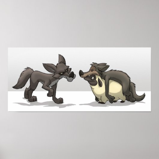 poster "Schapen in de kleding van Wolf" (Voorkant)