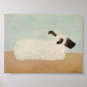 Poster schapen (van Milton Avery)