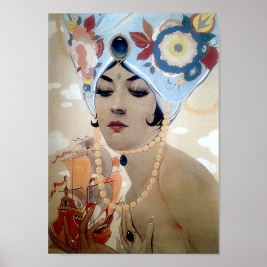 Poster Scheherazade by Alberto Vargas (1921) (Devant)