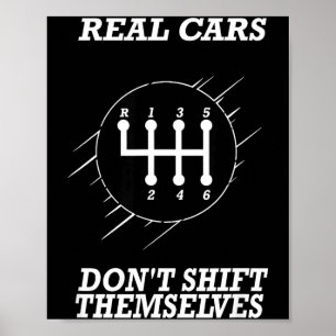 Poster Schéma de changement de vitesse de la transmission