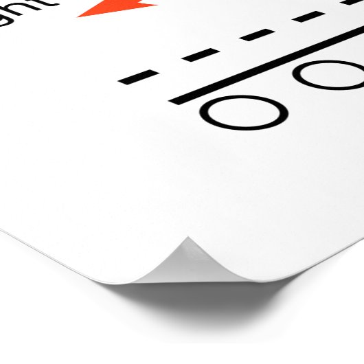 Poster Schéma de code d'émission de lumière LED (Coin)