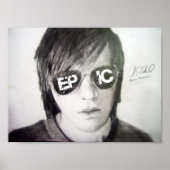 Poster Schéma de dessin au crayon Shane Dawson (Devant)