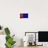 Poster Schéma de rayon (Bureau à domicile)