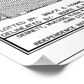 Poster Schéma directeur du hall d'indépendance (Coin)