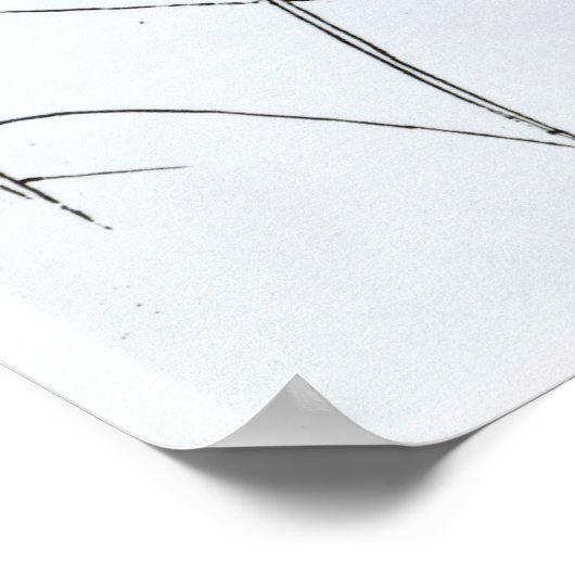 Poster Schéma d'une aile mécanique (Coin)