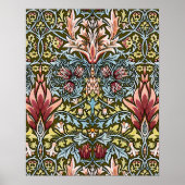 Poster Schéma floral William Morris Snakeshead (Devant)