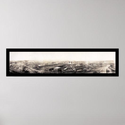 Poster Schenectady General Electric Photo 1907 (Devant)