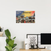 Poster Schenectady, New York - Scènes de grandes lettres (Bureau à domicile)