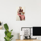 Poster Schiele - Amants (Bureau à domicile)