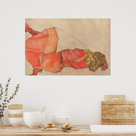 Poster Schiele Art (Cuisine)