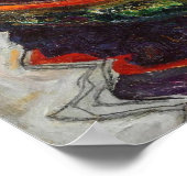 Poster Schiele - Bateau de pêche de Trieste (Coin)