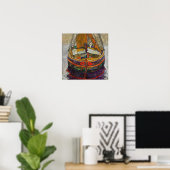 Poster Schiele - Bateau de pêche de Trieste (Bureau à domicile)