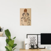 Poster Schiele - Belle-sœur de l'artiste Adele Harms… (Bureau à domicile)