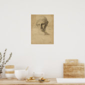 Poster Schiele - Buste Antique 1906 (Cuisine)