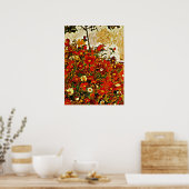 Poster Schiele - Champ de fleurs, beaux-arts (Cuisine)