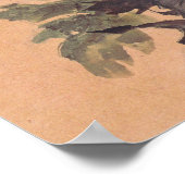 Poster Schiele - Chrysanthème 1910 (Coin)