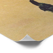 Poster Schiele - Chrysanthème jaune 1910 (Coin)