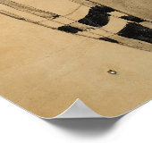 Poster Schiele - Fille debout (Coin)