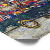 Poster Schiele - Maisons colorées 1914 (Coin)