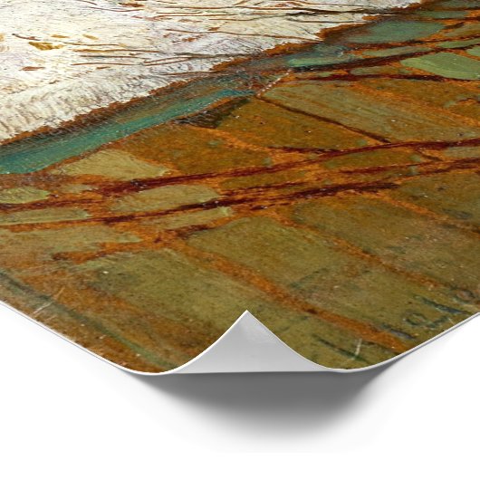 Poster Schiele - Maisons En Hiver (Vue Depuis Le Studio) (Coin)