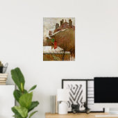 Poster Schiele - Maisons en hiver (vue du studio) (Bureau à domicile)