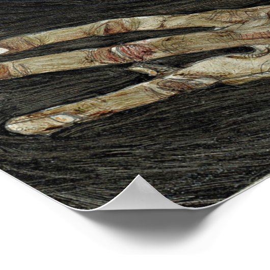 Poster Schiele - Mère morte (Coin)