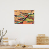 Poster Schiele - Paysage champêtre 1910 (Cuisine)