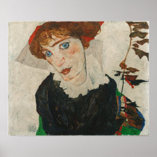 Poster Schiele - Portrait De Wally Neuzil