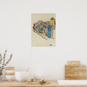 Poster Schiele - Pot de paysan peint 1918 (Cuisine)