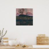 Poster Schiele - Réglage du soleil (Cuisine)