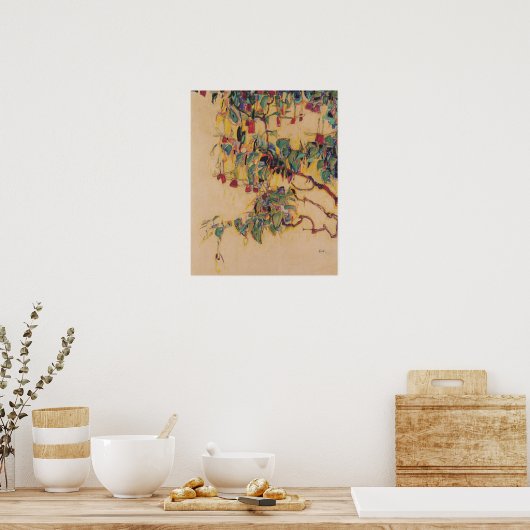 Poster Schiele - Sun Tree 1910 (Cuisine)