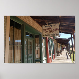 Poster Schiff Hill, Front Street, Dodge City, Kansas
