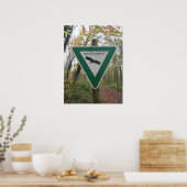 Poster Schild Naturschutzgebiet (Cuisine)