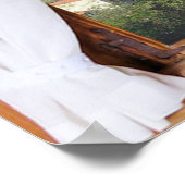 Poster schilderachtig regenboogvenster (Hoek)