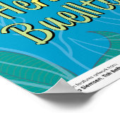 Poster - Schildpadden zwemmen - Buellton.Art (Hoek)